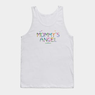 Mommy's Angel - tropical word art Tank Top